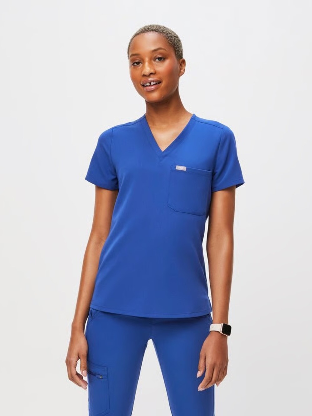 Figs winning blue scrub set